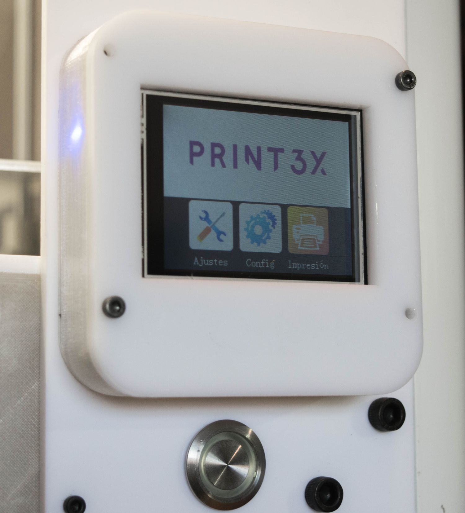 Pantalla Táctil de la impresora 3D Axis One